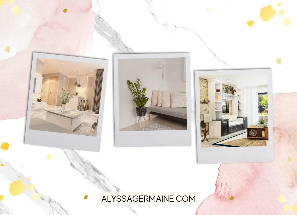 glam apartment decor on a budget