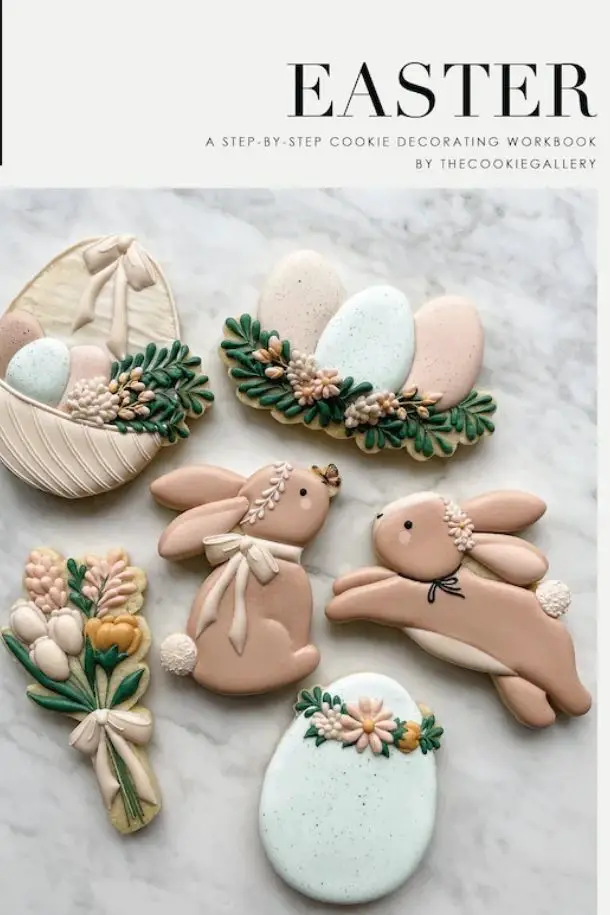 16 Ideas Decorating The Best Easter Cookies Ever To Buy (Easy And Very Special) 2 Easter Cookie Decorating Workbook